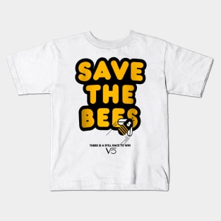 Sebastian Vettel Save the bees design Kids T-Shirt